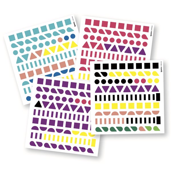 Poppik - Creative Sticker Cards Set - Animals