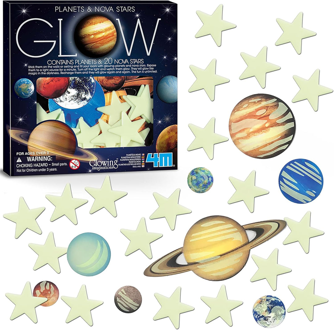 4M - Glow Planets & Nova Stars - Boxed Set of 20
