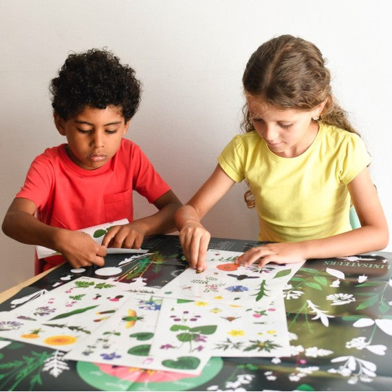 Poppik - Discovery Large Poster & Sticker Set - Botanic