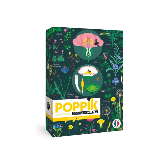 Poppik - Flowers Discovery Puzzle (1000pc)