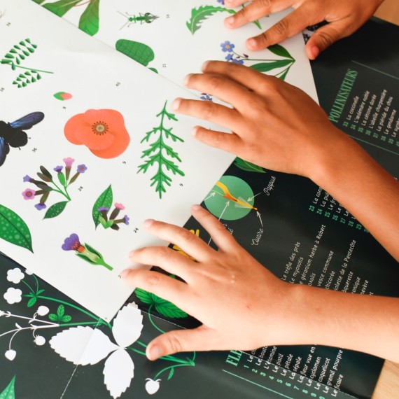 Poppik - Discovery Large Poster & Sticker Set - Botanic