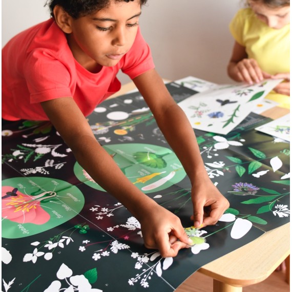 Poppik - Discovery Large Poster & Sticker Set - Botanic