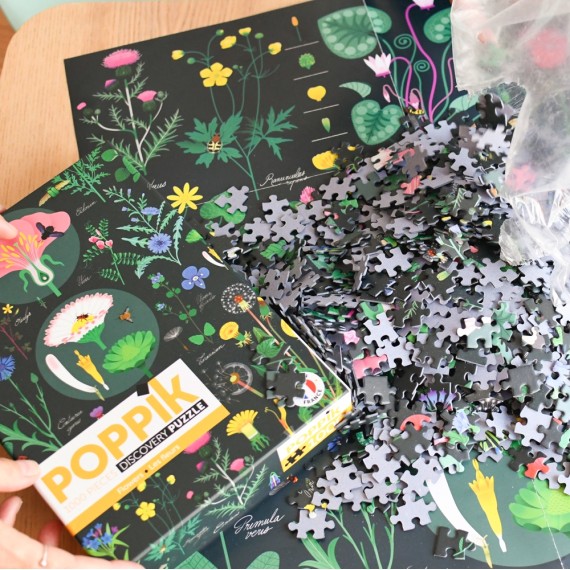 Poppik - Flowers Discovery Puzzle (1000pc)