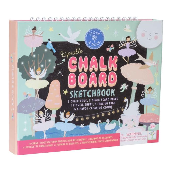 Floss & Rock - Chalk Board Sketchbook - Reusable Enchanted Set