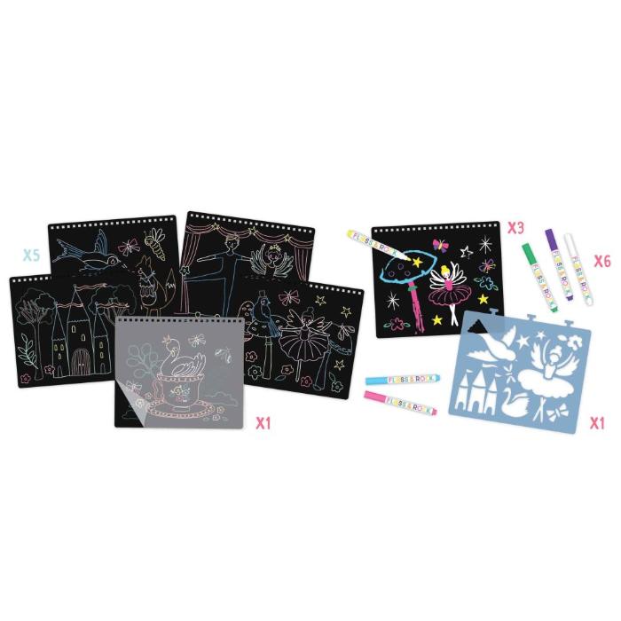 Floss & Rock - Chalk Board Sketchbook - Reusable Enchanted Set