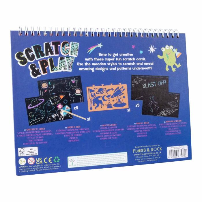 Floss & Rock - Scratch & Play - Reusable Space Set