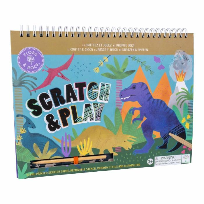 Floss & Rock - Scratch & Play - Reusable Dinosaur Set
