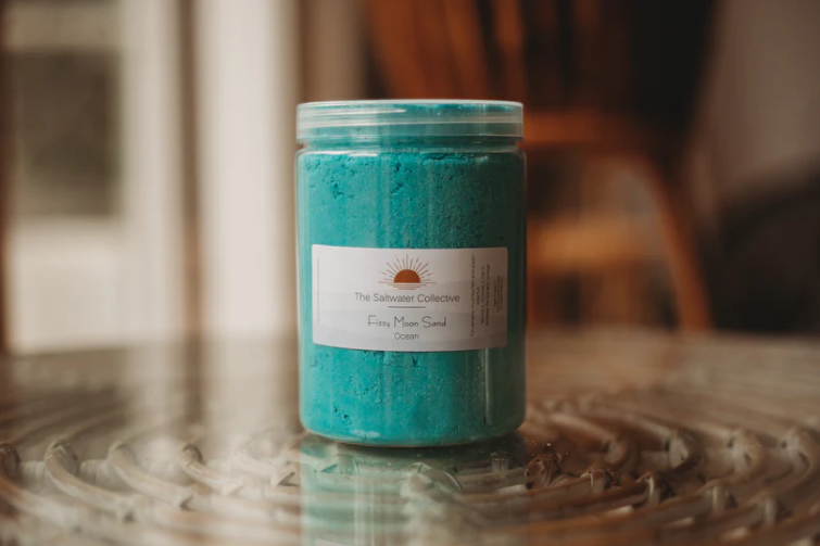 The Saltwater Collective - Fizzy Moon Sensory Sand (Individual)