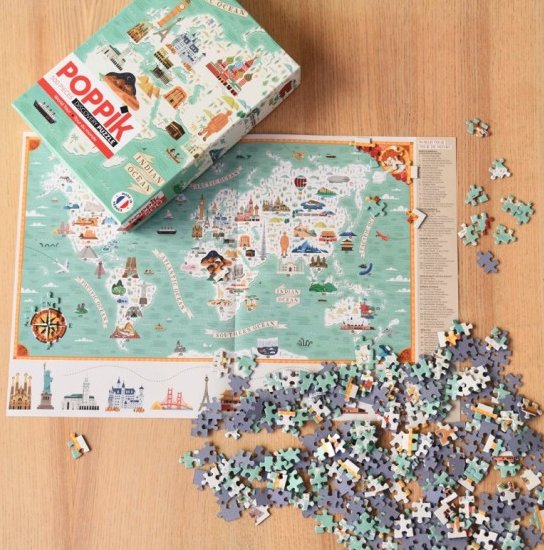 Poppik - World Tour Discovery Puzzle (500pc)