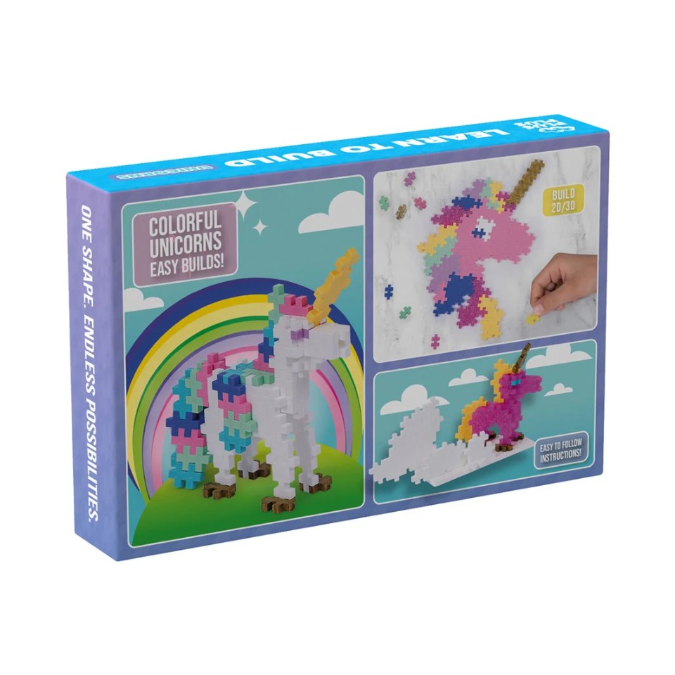 Plus-Plus - Learn to Build - Unicorns (275pc Set)