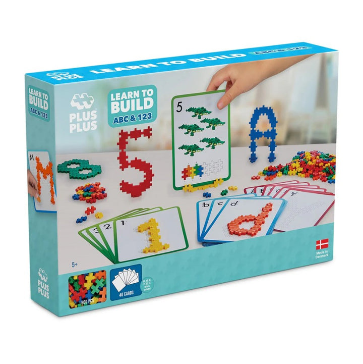 Plus-Plus - Learn to Build - ABC & 123 Educational Set