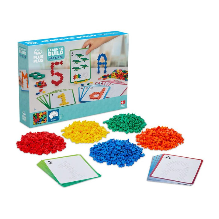 Plus-Plus - Learn to Build - ABC & 123 Educational Set