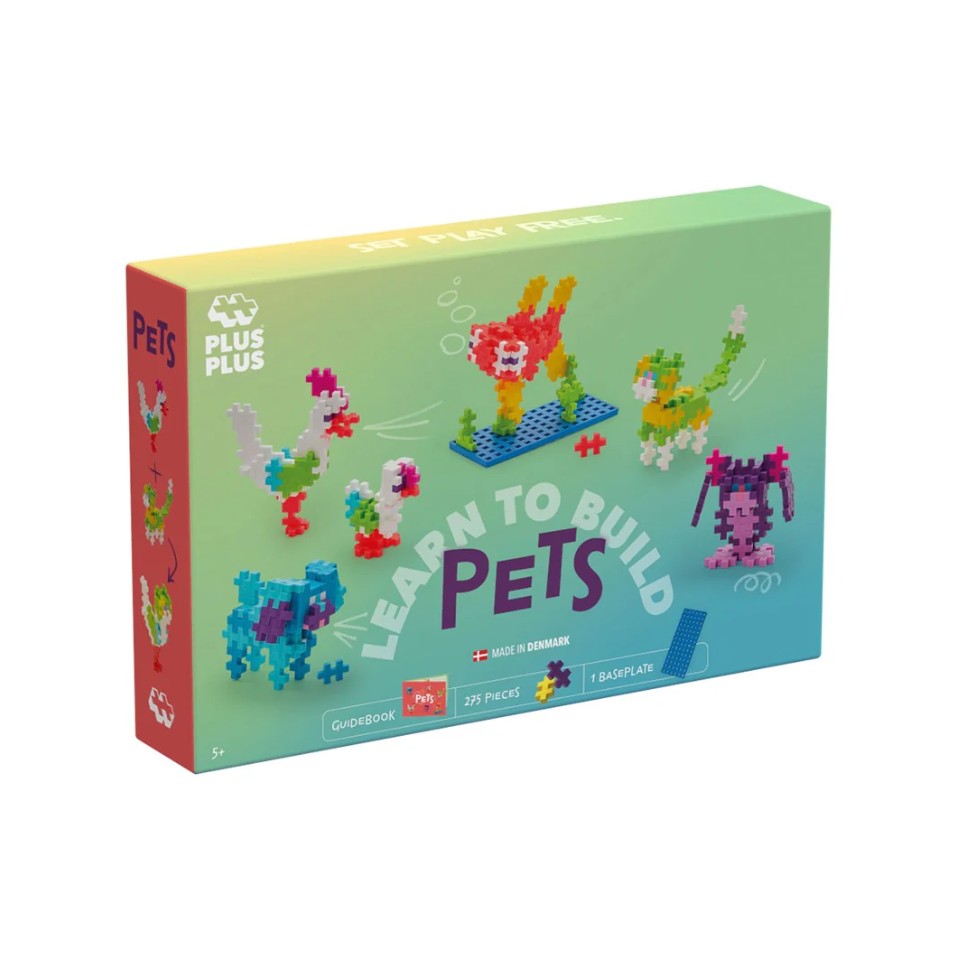 Plus-Plus - Learn to Build - Pets (270pc)