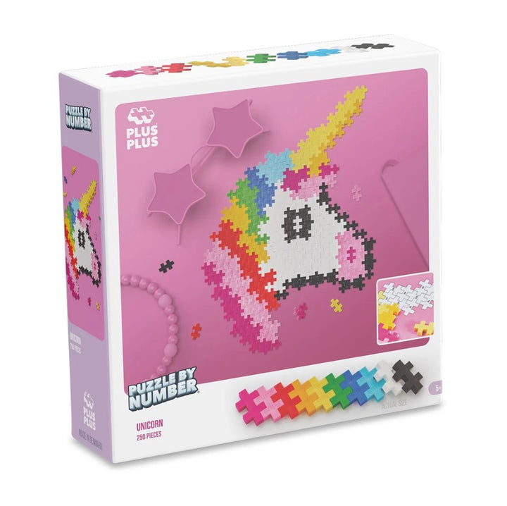 Plus-Plus - Puzzle By Number - Unicorn 250pc