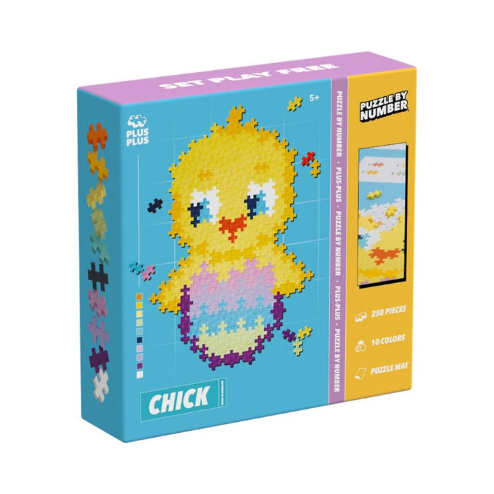 Plus-Plus - Puzzle By Number - Chick 250pc