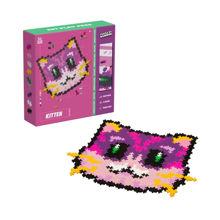 Plus-Plus - Puzzle By Number - Kitten 500pc