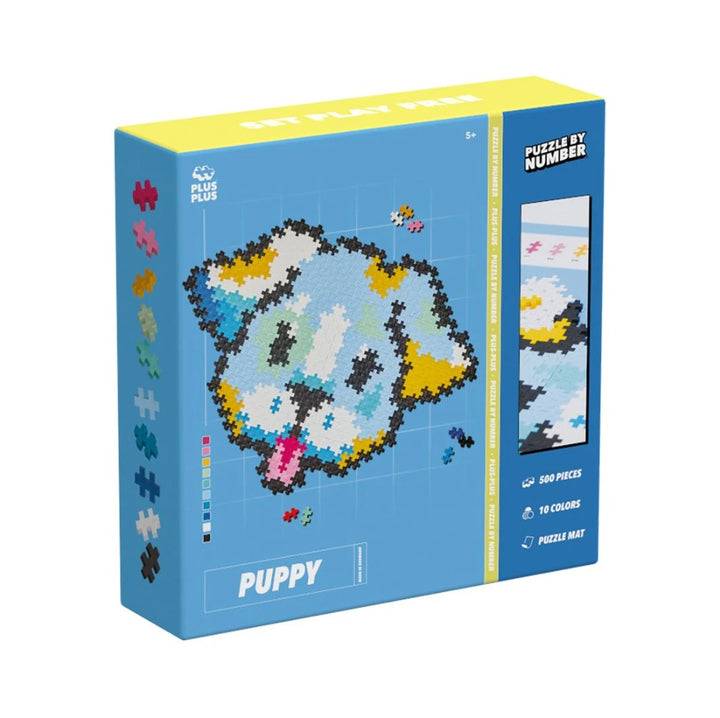 Plus-Plus - Puzzle By Number - Puppy 500pc