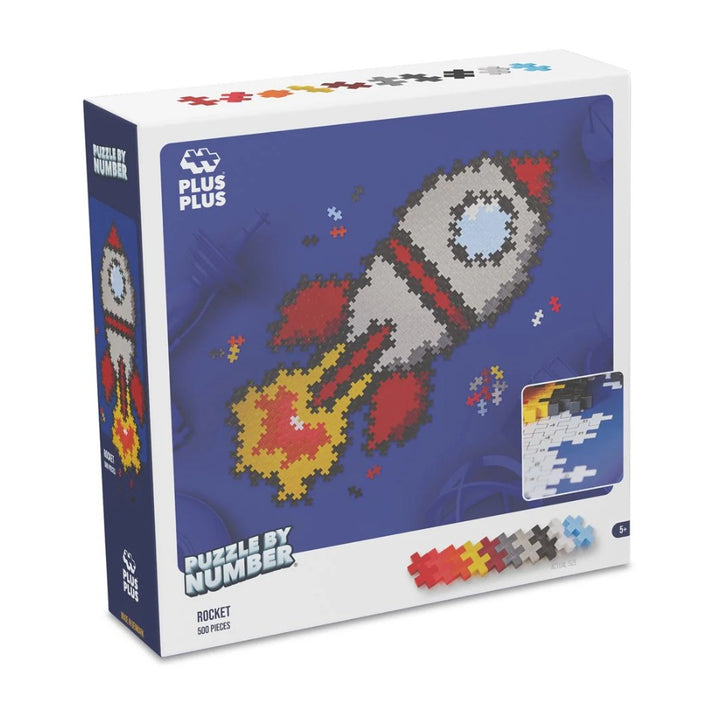 Plus-Plus - Puzzle By Number - Rocket 500pc