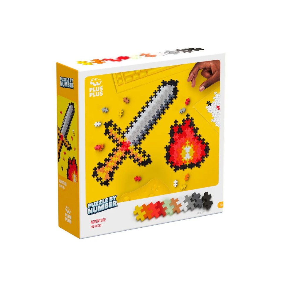 Plus-Plus - Puzzle By Number - Adventure 250pc