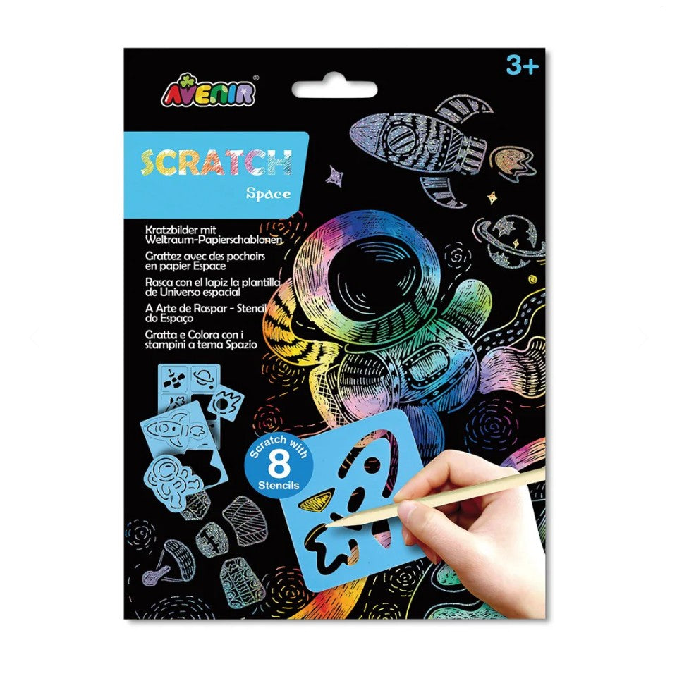 Avenir - Scratch & Stencil Set - Space