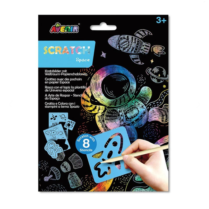 Avenir - Scratch & Stencil Set - Space