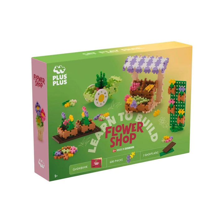 Plus-Plus - Learn to Build - Flower Shop (600pc)
