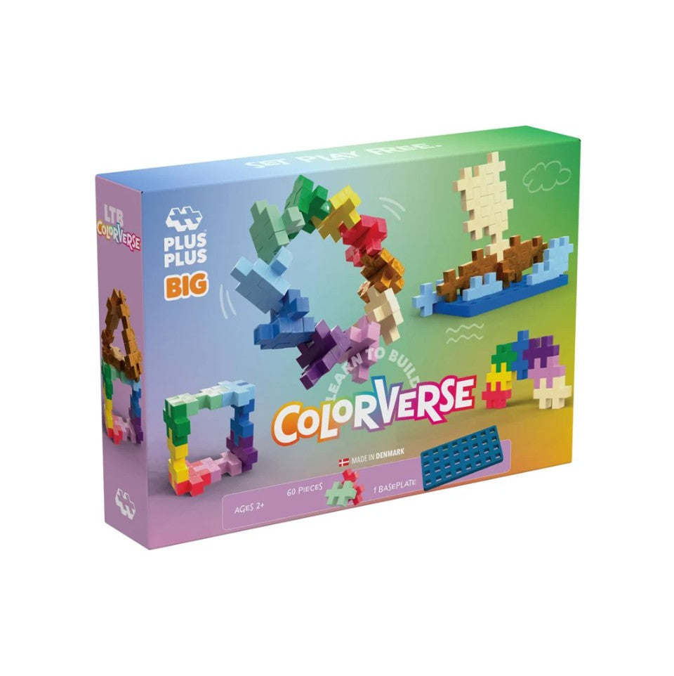 Plus-Plus BIG - Learn to Build - Colorverse (60pc)