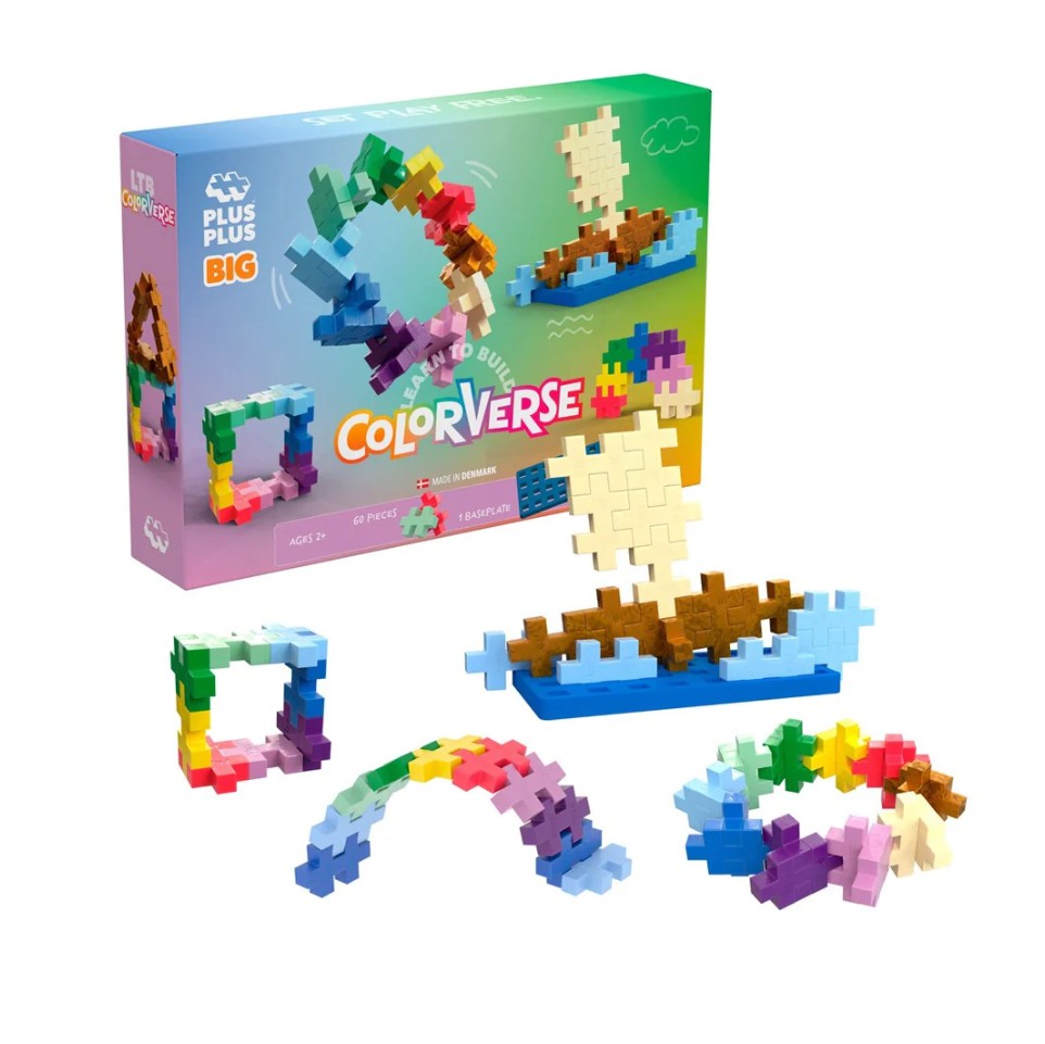 Plus-Plus BIG - Learn to Build - Colorverse (60pc)