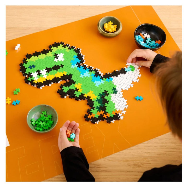Plus-Plus - Puzzle By Number - Dinosaur T-Rex (250pc)