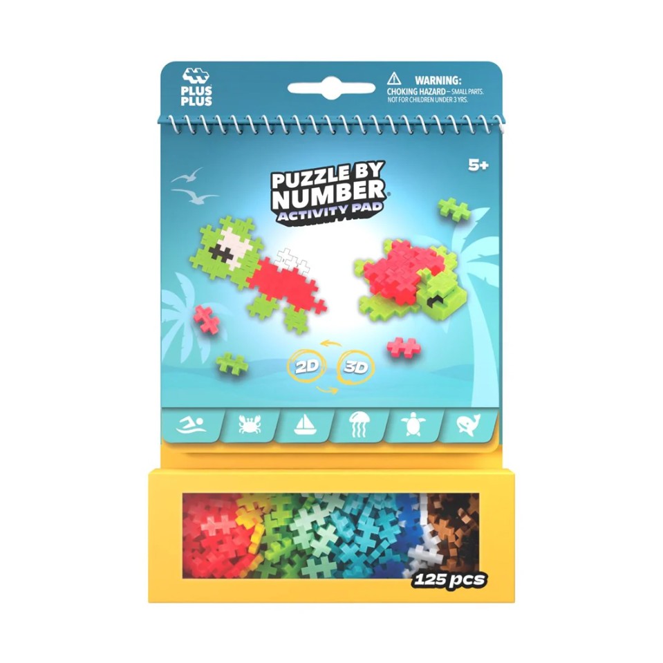 Plus-Plus - Puzzle By Number - Ocean Activity Pad