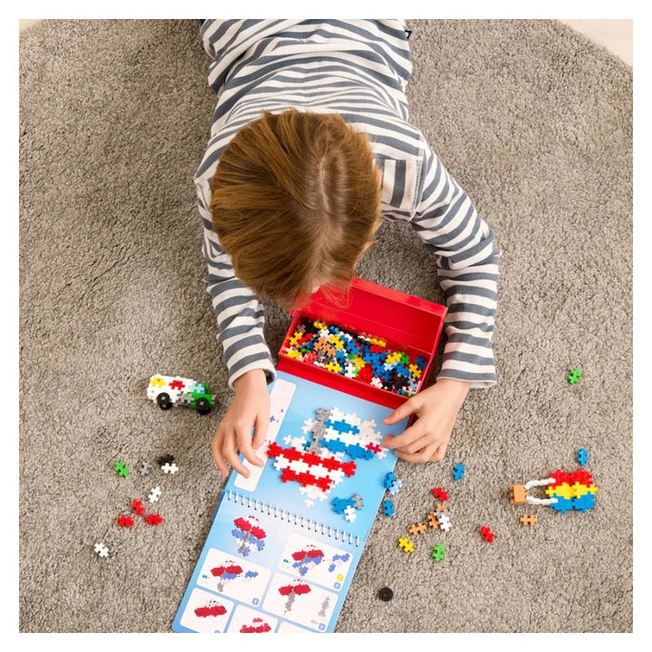 Plus-Plus - Puzzle By Number - Transportation Activity Pad