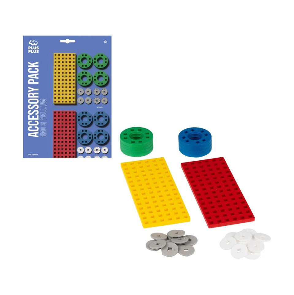 Plus-Plus - Accessory Pack - Red & Yellow