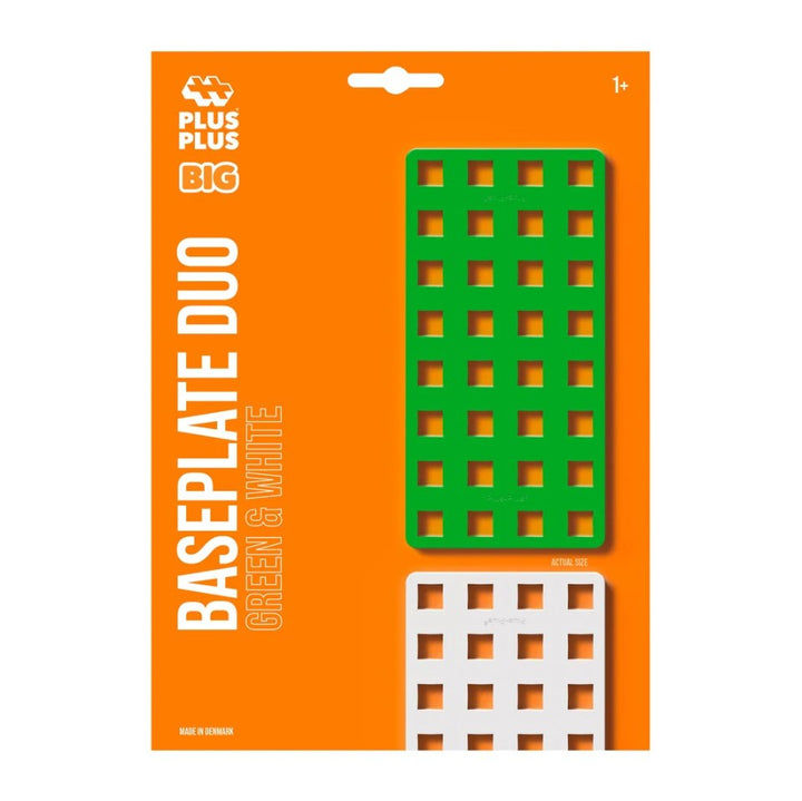Plus-Plus BIG - Accessory Pack - BIG Baseplate White & Green