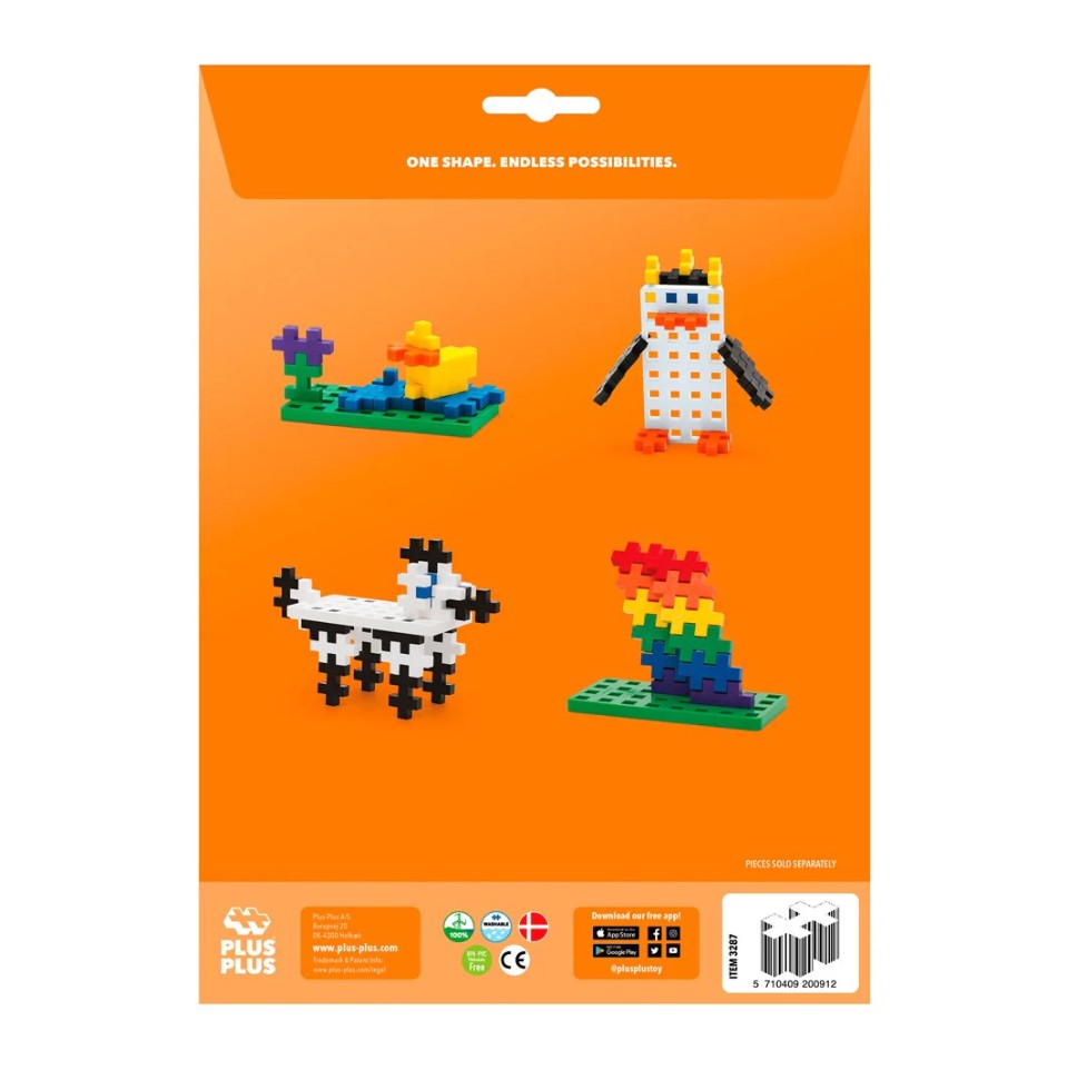 Plus-Plus BIG - Accessory Pack - BIG Baseplate White & Green