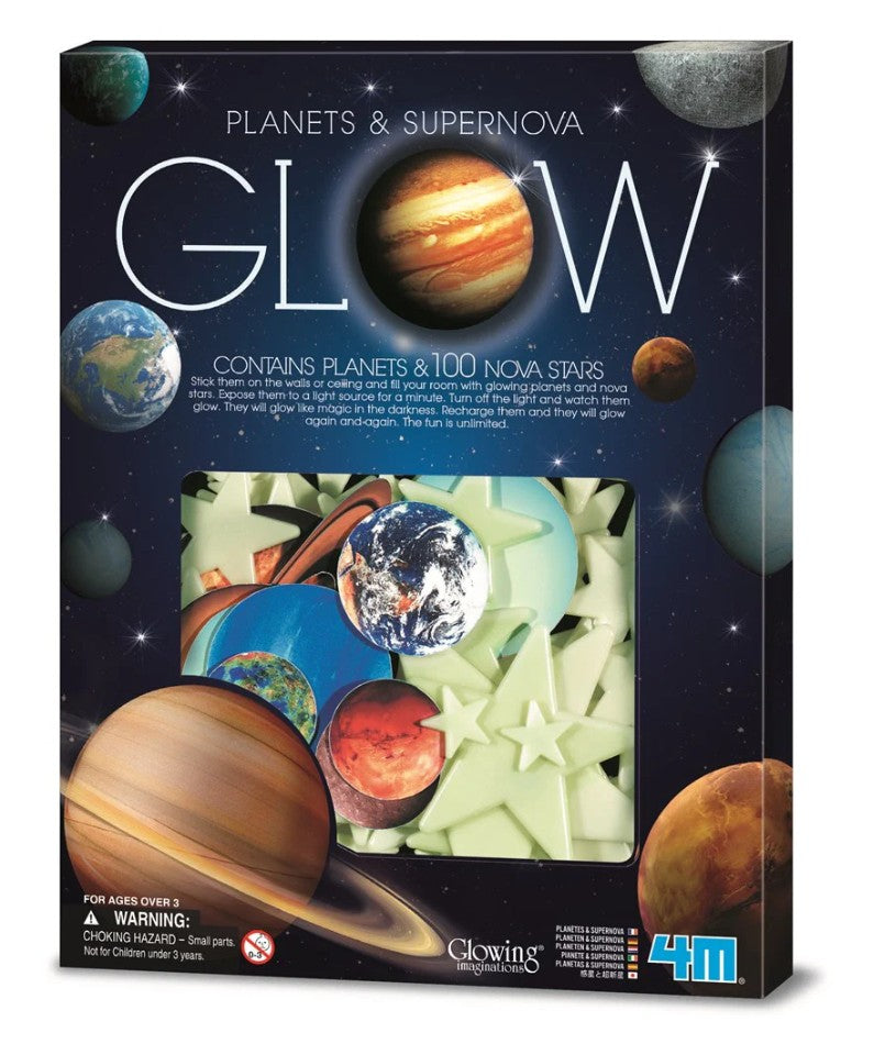 4M - Glow Planets & Supernova Stars - Boxed Set of 100