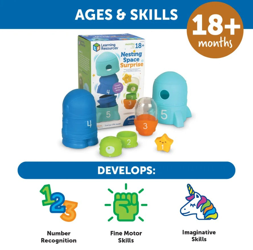 Learning Resources - Nesting Space Surprise Set