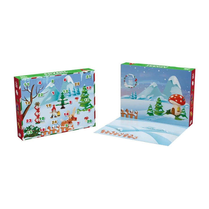 Plus-Plus - Christmas Advent Calendar - Santa's World (600pc)