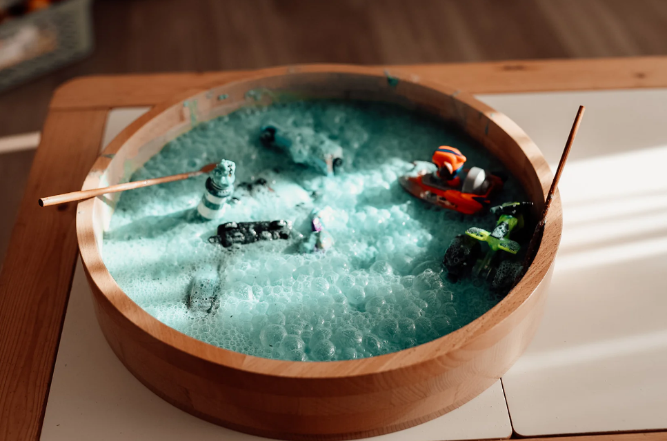 The Saltwater Collective - Fizzy Moon Sensory Sand (Individual)