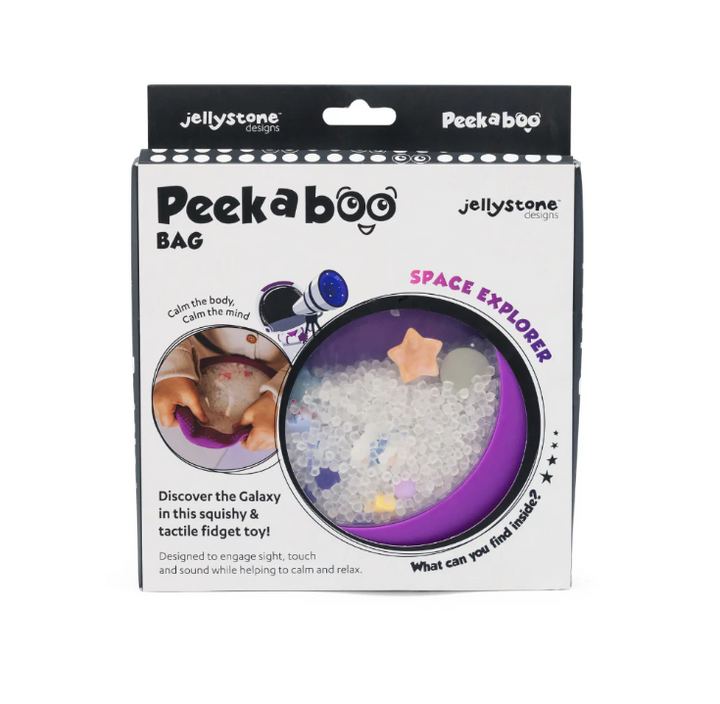 Jellystone - Peekaboo Sensory Bag - Galaxy