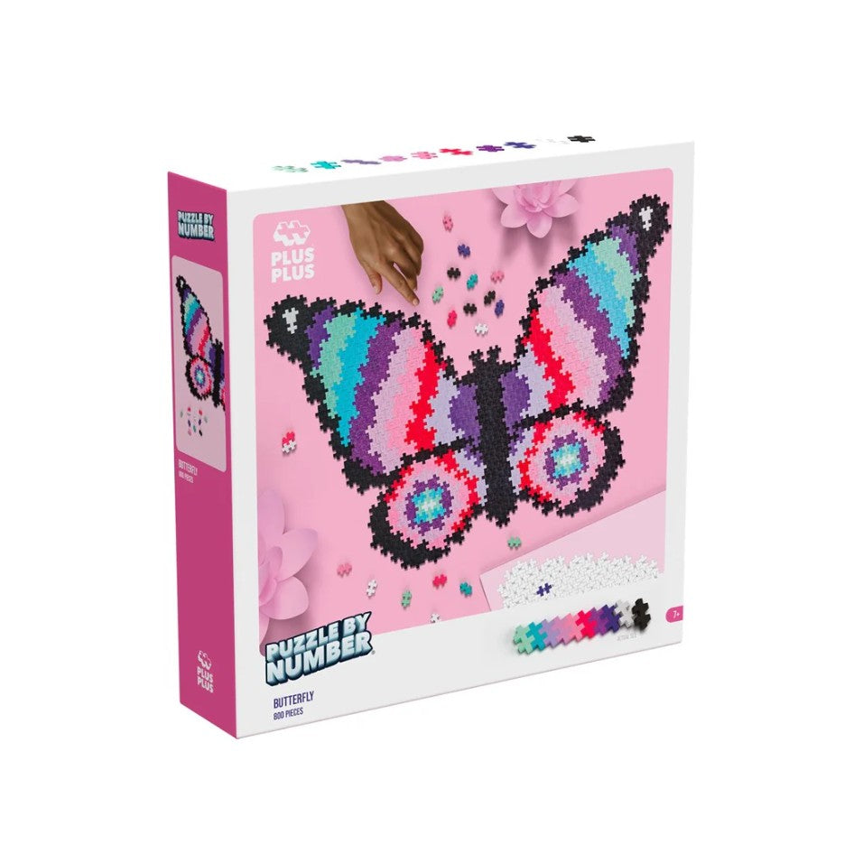 Plus-Plus - Puzzle By Number - Butterfly 800pc