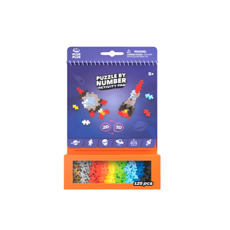 Plus-Plus - Puzzle By Number - Space Activity Pad