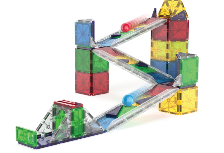 Magna-Tiles - Rail Racers Deluxe Set (90pc)