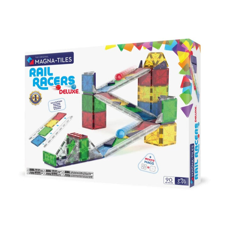 Magna-Tiles - Rail Racers Deluxe Set (90pc)