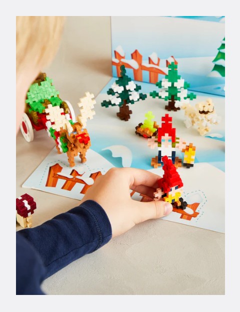 Plus-Plus - Christmas Advent Calendar - Santa's World (600pc)