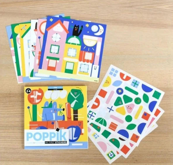 Poppik - My First Stickers & Card Set (Individual)
