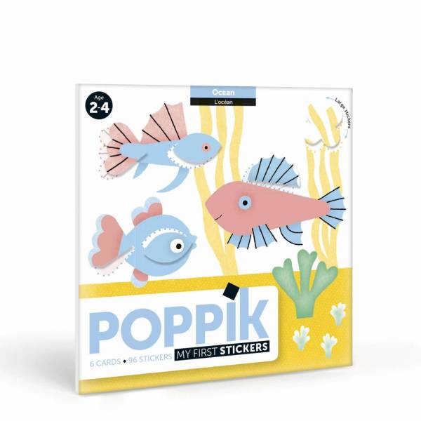 Poppik - My First Stickers & Card Set (Individual)
