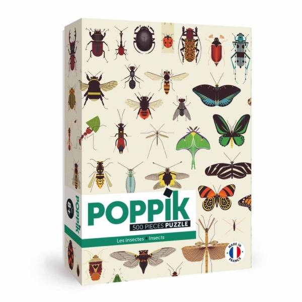Poppik - Insects Discovery Puzzle (500pc)