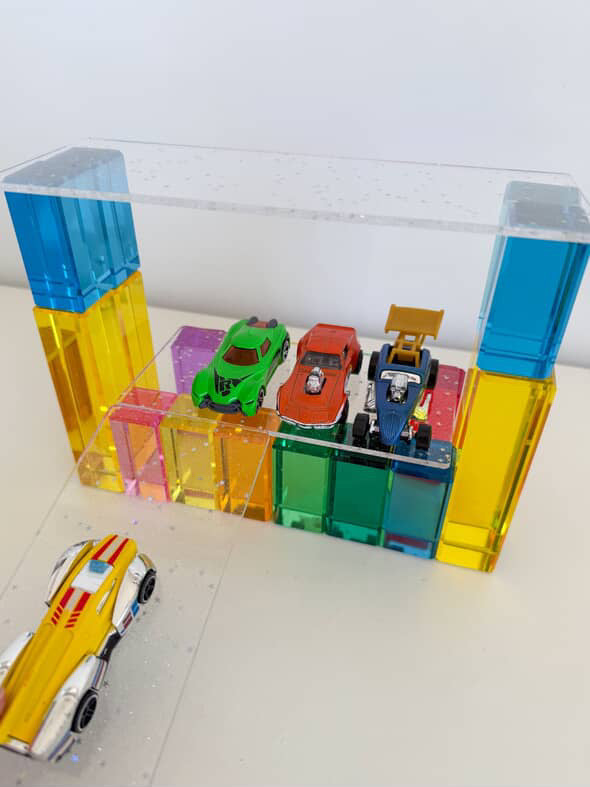 Glitter Rectangle - Building Platform Set (4pc)