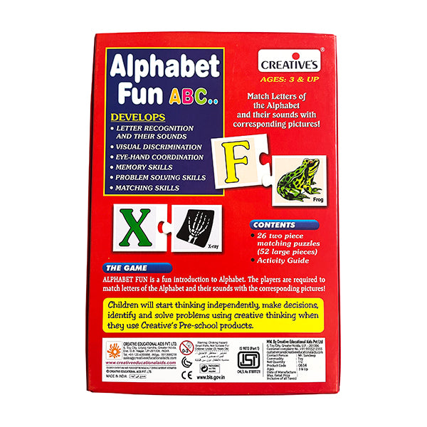 Alphabet Fun - Self Correcting Puzzles