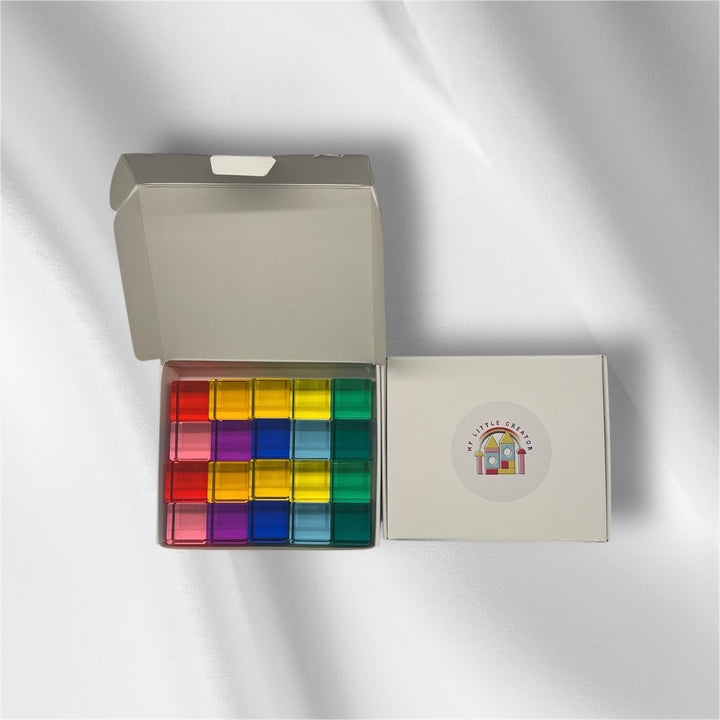Lucite Bright Cubes (20pc Set)